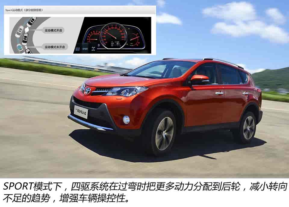 测试一汽丰田全新rav4 2.5l