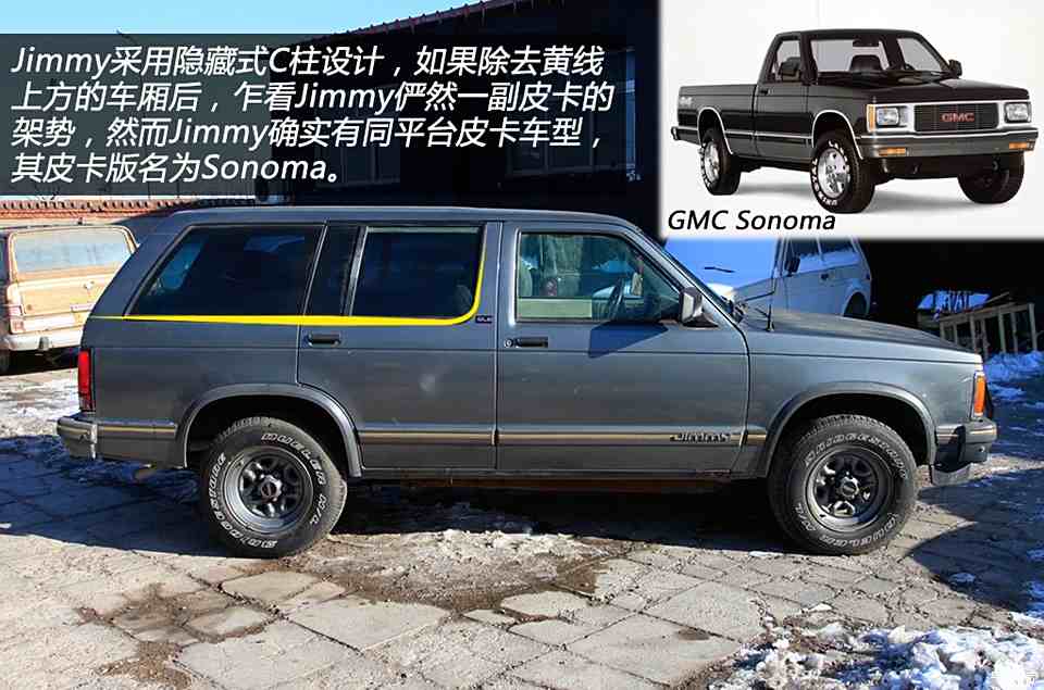 切诺基的死对头 实拍1992年gmc jimmy