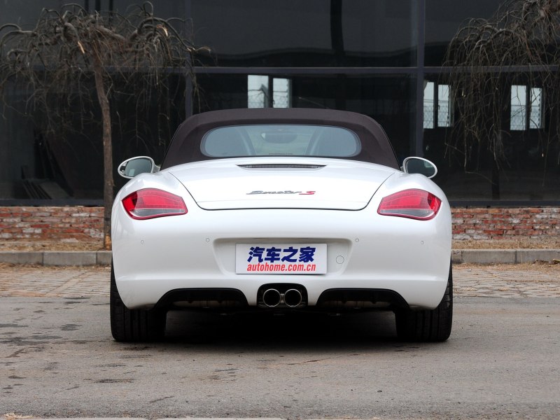 保时捷 boxster 2009款 boxster s 3.4l 细花白 车身外观