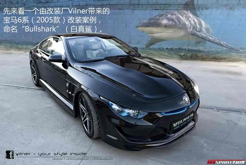 vilner改装宝马6系"白真鲨"