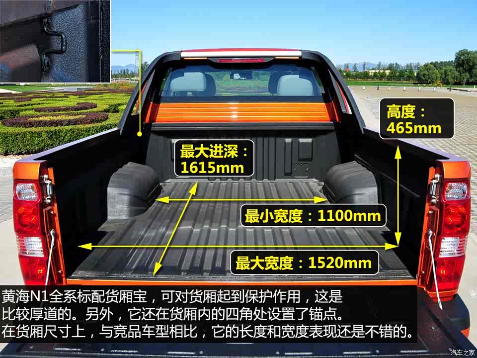 外形饱满/整体表现均衡 试驾黄海n1皮卡