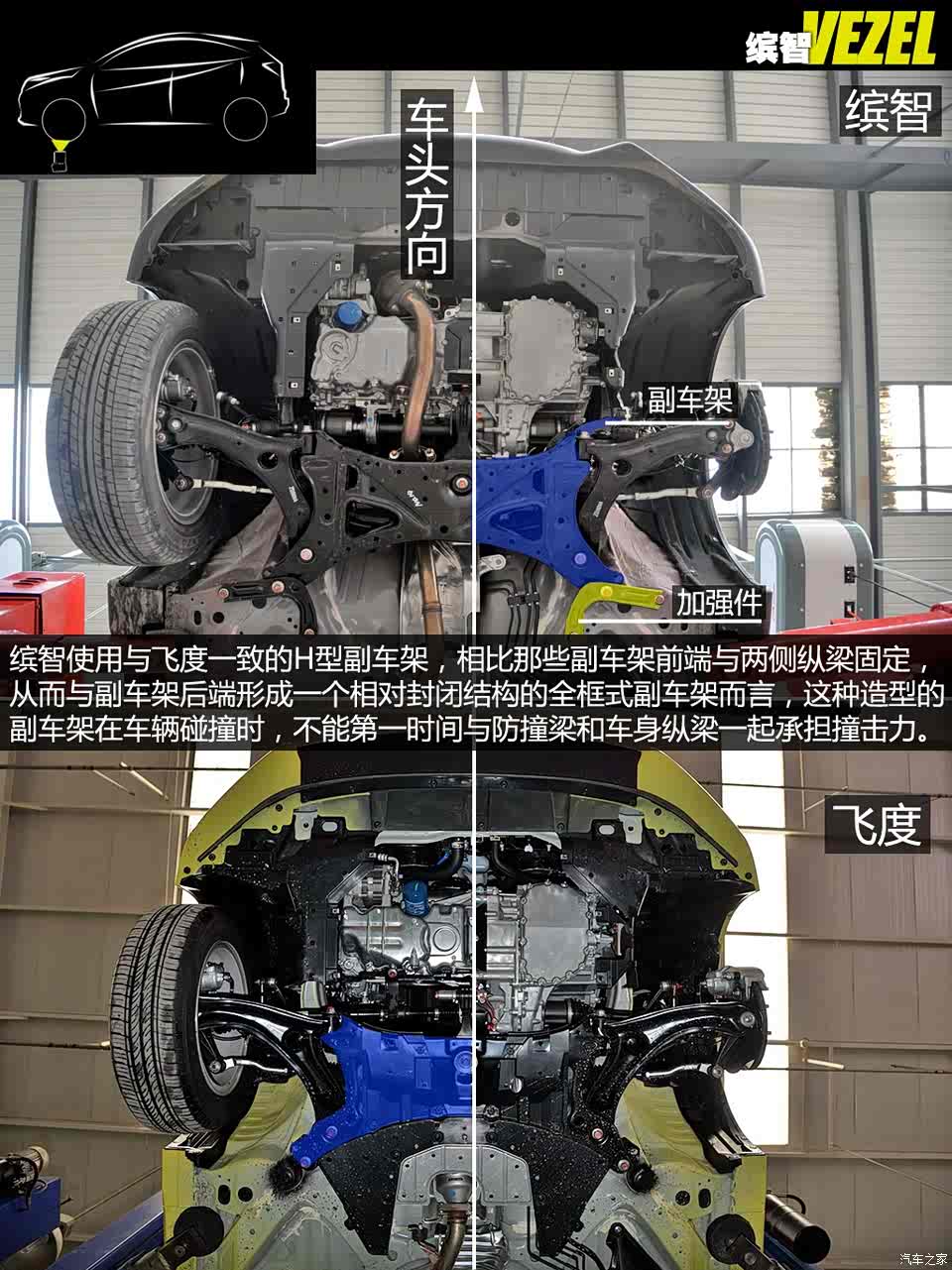 【图】两驱与四驱对比 广汽本田缤智底盘拆解_汽车之家