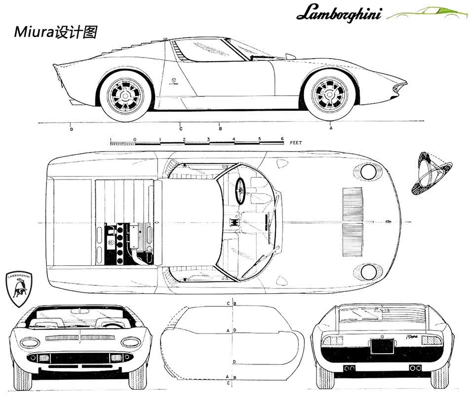 中置v12"蛮牛" 兰博基尼旗舰超跑回顾